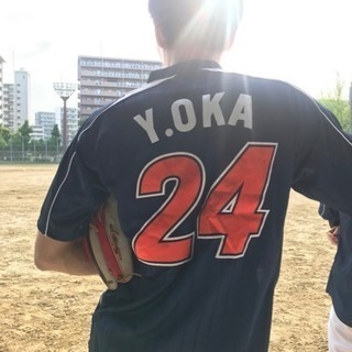 大阪市内で野球しようよっ🎶