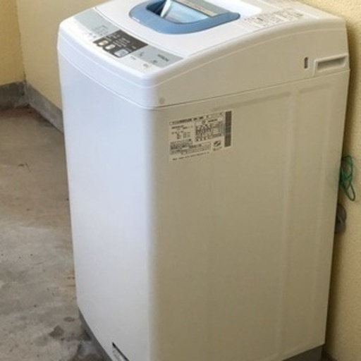 【リサイクルサービス八光　安心の3か月保証　配達・設置OK】日立 5.0kg 全自動洗濯機　ピュアホワイトHITACHI NW-5MR-W（1）