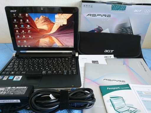 【取引中】acer　Aspire　one　ミニノート　Webカメラ付き