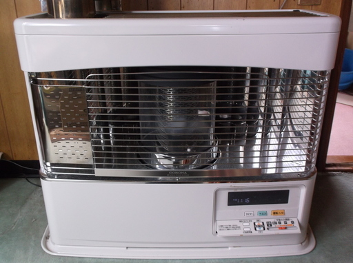 y355☆ サンポット 煙突式石油ストーブ 煙突ストーブ 床暖付き 2010年