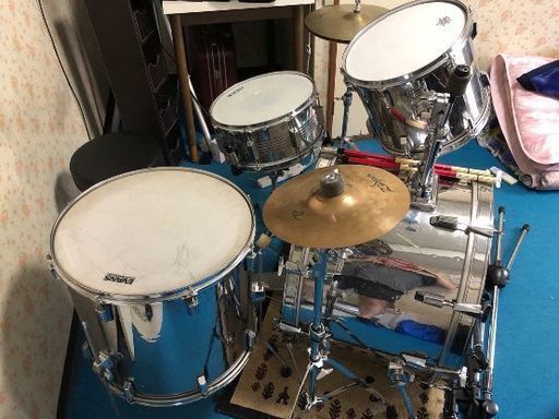 値下げしました！　中古　パール　ドラムセット