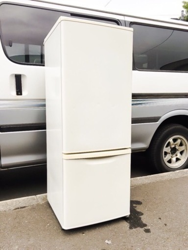 2010年製 パナソニック NR-B172W 168ℓ 2ドア冷蔵庫 LC061298