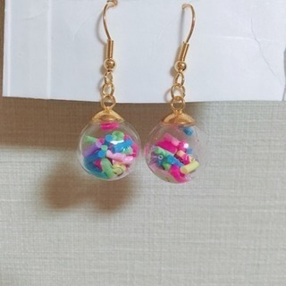 ハンドメイド ピアス