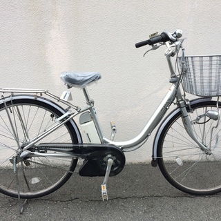 地域限定送料無料　ビビ　TX　6,6AH　新基準　シルバー　神戸市　電動自転車 神戸在庫）電動自転車 パナソニック ViVi ビビ TX 26インチ