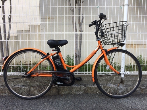 パナソニック　エーガールズ　新基準　8AH　オレンジ　26インチ　パスシティ　神戸市　電動自転車　地域限定
