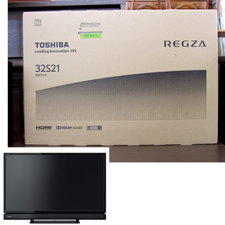東芝 32S21 液晶32インチ TV REGZA 新品未開封 ...