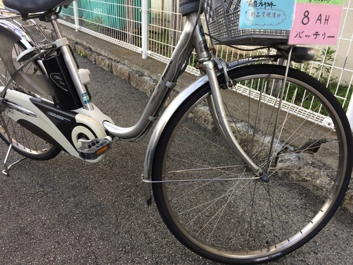 パナソニック　ビビ　DX　新基準　子供載せ　シルバー　パス　アシスタ　神戸市　電動自転車　地域限定