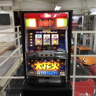 中古大花火 スロットマシン スロット 実機 大花火 4号機 ジャンク？ 大