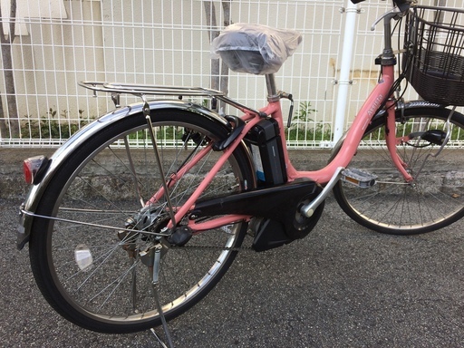ブリヂストン　アシスタ　新基準　子供乗せ　24インチ　ピンク　長生き　パス　ビビ　神戸市　電動自転車　地域限定