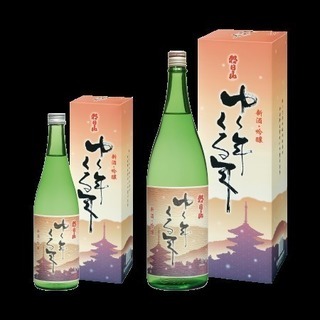 日本酒　ゆく年くる年朝日山720ml　香り豊か、味は比較的軽め、...