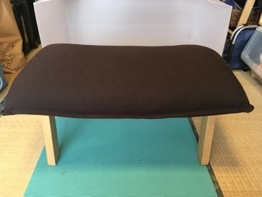 ゆったり座れるアームレスソファ用　オットマン 無印良品 ゆったり座れるアームレスソファ用 オットマン ポリエステル平織