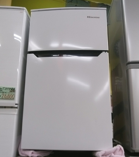 札幌市 高年式 ハイセンス ９３Ｌ ２ドア冷凍冷蔵庫 小型冷蔵庫