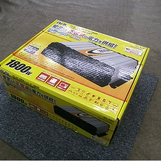 札幌 新品!【車載用電源 DC/AC正弦波インバーター 1800W】BAL No.489 車載用インバーター 大橋産業 アウトドア キャンプ 車中泊 本郷通店