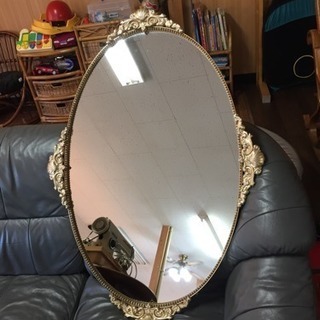 美容室で使っていた鏡  (1)