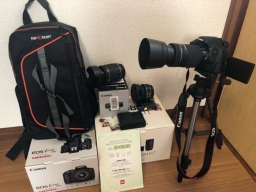 ★Canon eos Kiss X8i ダブルズームキット★美品（中古）
