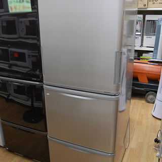 SHARP/シャープ 3ドア冷蔵庫 SJ-WA35A-N 両開き 2014年製 ゴールド系色 