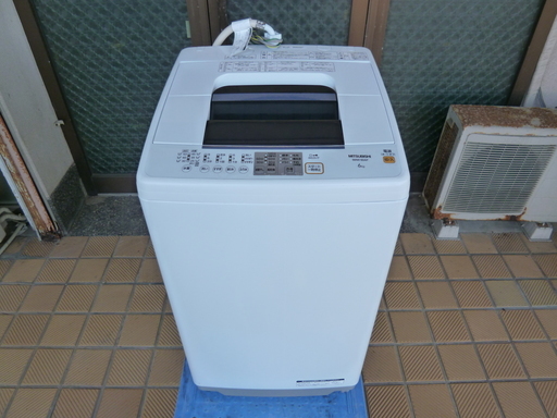★☆ MITSUBISHI 三菱 風乾燥機能付き 全自動洗濯機 MAW-60AP 6kg 2014年製 ☆★