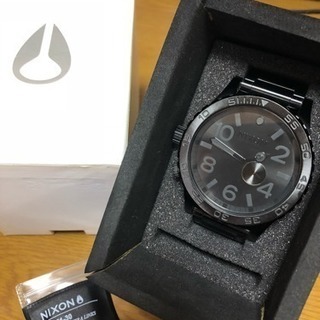 【オールブラック】NIXON ゴツカッコ良い腕時計【美品】 オールブラック】NIXON ゴツカッコ良い腕時計【美品】