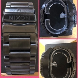オールブラック】NIXON ゴツカッコ良い腕時計【美品】 【公式通販】
