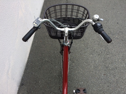 地域限定送料無料 ヤマハ パス 新基準 子供乗せ 8,1AH 赤 ナチュラ