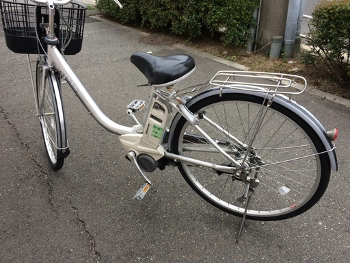 地域限定送料無料　ナチュラ　XLスーパー　12,3AH　緑　神戸市　電動自転車 電動自転車YAMAHA PAS ナチュラXLスーパー 24インチ