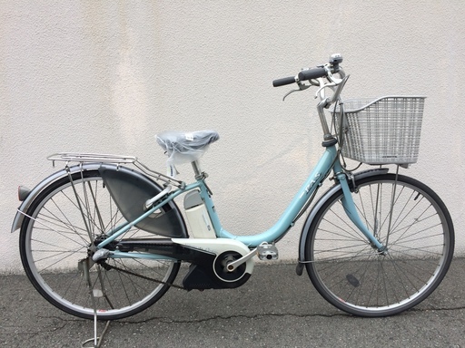 ヤマハ　パス　リチウム　水色　アシスタ　ビビ　神戸市　電動自転車　地域限定