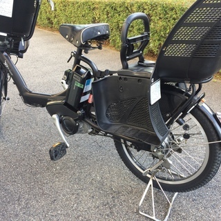 地域限定送料無料　アンジェリーノプティット　子供乗せ　青系　神戸市　電動自転車 地域限定 ブリヂストン アンジェリーノミニ 新基準 三人乗り 子供乗せ