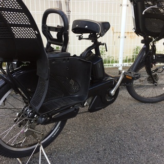 地域限定送料無料　アンジェリーノプティット　子供乗せ　青系　神戸市　電動自転車 ブリヂストン アンジェリーノプティット 新基準 三人乗り 子供乗せ 12