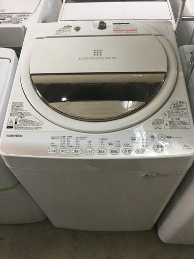 【送料無料・設置無料サービス有り】洗濯機 2015年製 TOSHIBA AW-6G2 中古