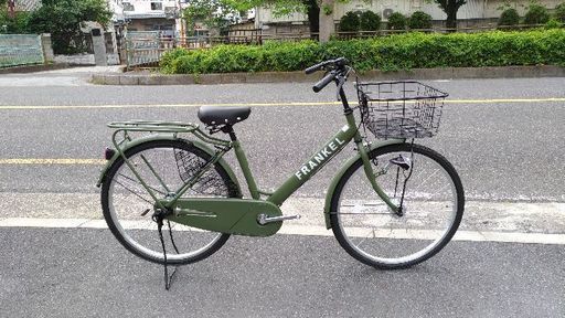 台数限定！スポ－ツカジュアルバイク サカモトテクノ FRANKEL マットカーキ