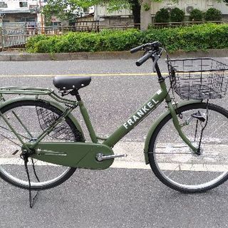 台数限定！スポ－ツカジュアルバイク　サカモトテクノ　FRANKEL　マットカーキ