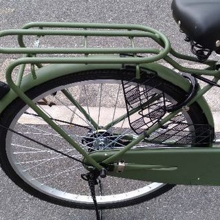 台数限定！スポ－ツカジュアルバイク　サカモトテクノ　FRANKEL　マットカーキ