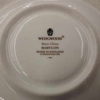 WEDGWOOD ウエッジウッド バビロン カップ＆ソーサー 保管品 英国製 廃盤 希少！　西岡店