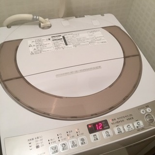 値下げしました！2015年製美品♡SHARP7kg穴無し洗濯機