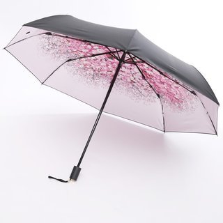日傘 軽量 折りたたみ傘 晴雨兼用 8本骨 遮热 完全遮光99%