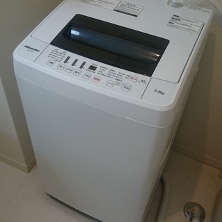 【全自動洗濯機】 2017年製 4.5kg  美品