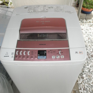 全自動電気洗濯機　日立　7Kg　型番：BW-7KV