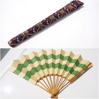 京都伝統工芸【扇子】横52×縦33cm 大型 舞妓 舞踊 専用布...