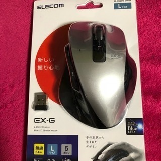 ELECOM ワイヤレス5ボタンBlueLEDマウス