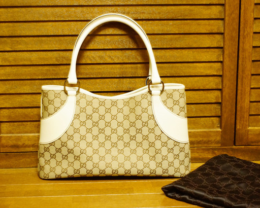 GUCCI　グッチ　トートバッグ　キャンバス総柄