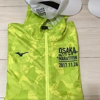 2017大阪マラソンボランティアキャップとウエア