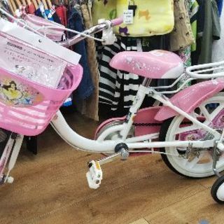 ディズニープリンセスの子供用自転車。【トレファク八王子めじろ台店】