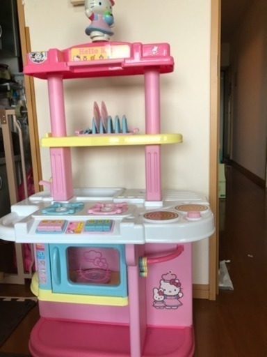 本日限定値下げ キティちゃん ままごとキッチン しえるん 菊池のおもちゃの中古あげます 譲ります ジモティーで不用品の処分