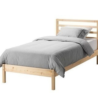 【IKEA】シングルベッド 【マットレス付】
