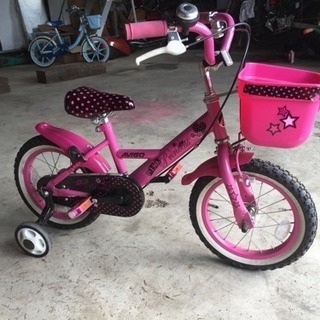 子供用 補助輪付き自転車