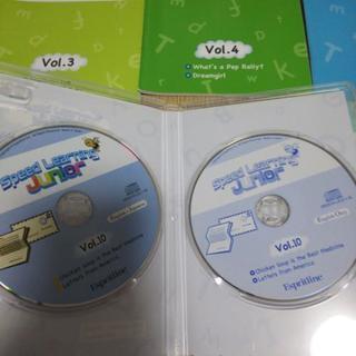 中古 スピードラーニング ジュニア（speed learning junior） CD+テキスト 12冊  