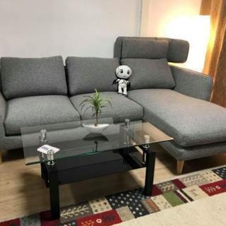 グレーカウチソフャー