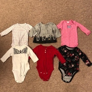 【USEDベビー服、女児、3〜6ヶ月用、カーターズ】