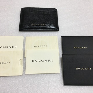 BVLGARI ブルガリ 正規品 レザー カードケース・名刺入れ...