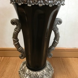 アンティーク調 造花用花瓶 置物 オブジェ 約幅17×高さ35cm